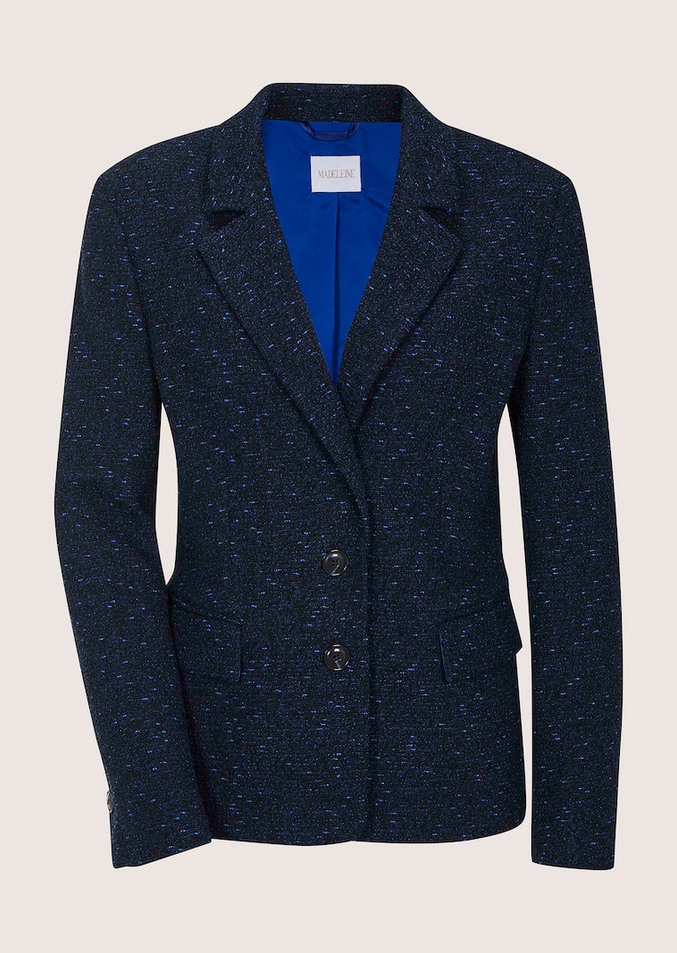 Leicht taillierter Tweedblazer