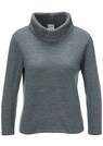 Stehkragen-Pullover mit 3/4-Ärmeln thumbnail 1