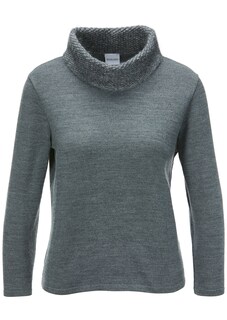 Stehkragen-Pullover mit 3/4-Ärmeln thumbnail 1