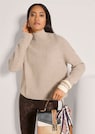Weicher Pullover mit Stehkragen thumbnail 4