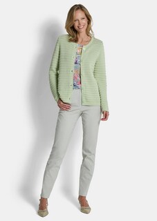 Ajour-Strickjacke aus reiner Baumwolle thumbnail 2