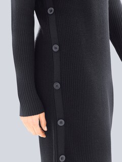 Strickkleid mit dekorativen Knöpfen thumbnail 2