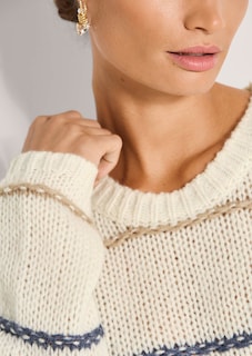 Grobstrickpullover aus Kaschmir und Seide thumbnail 5