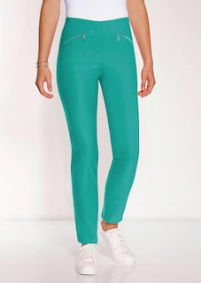 Pantalon en bengaline LOUISA avec poches latérales thumbnail 7