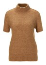 Stand-up collar jumper with shiny effect thumbnail 1