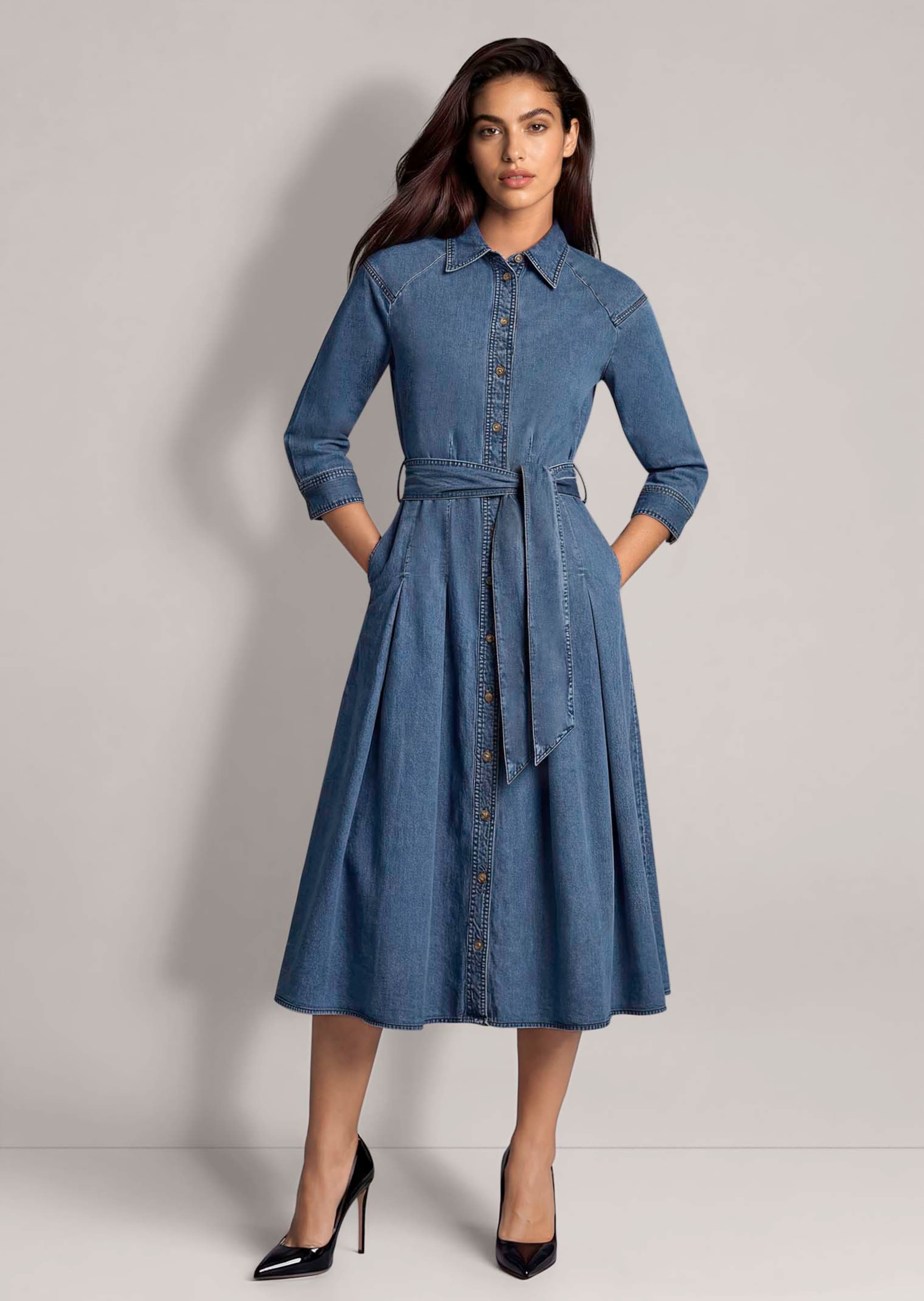Fashionable denim dress