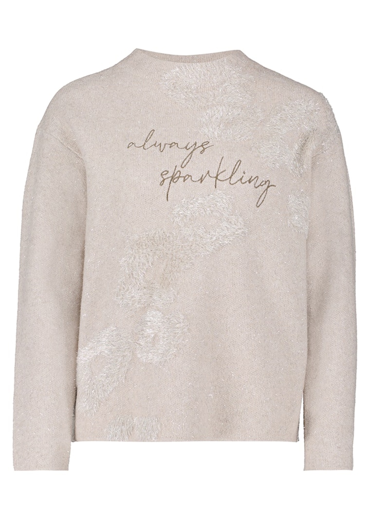 Pull en tricot orné de détails scintillants