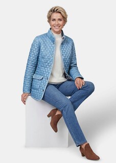 Veste légère réversible avec surpiqûres en losange thumbnail 5
