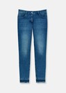 Jeans with fringed hem thumbnail 6