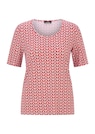 Jersey shirt met minimal ruitpatroon thumbnail 6