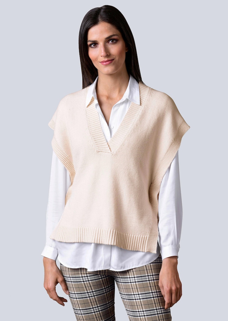 Pullunder in lässiger Oversized-Form