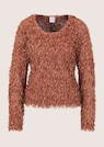 Sweatshirt aus Effektgarn in Federoptik thumbnail 6