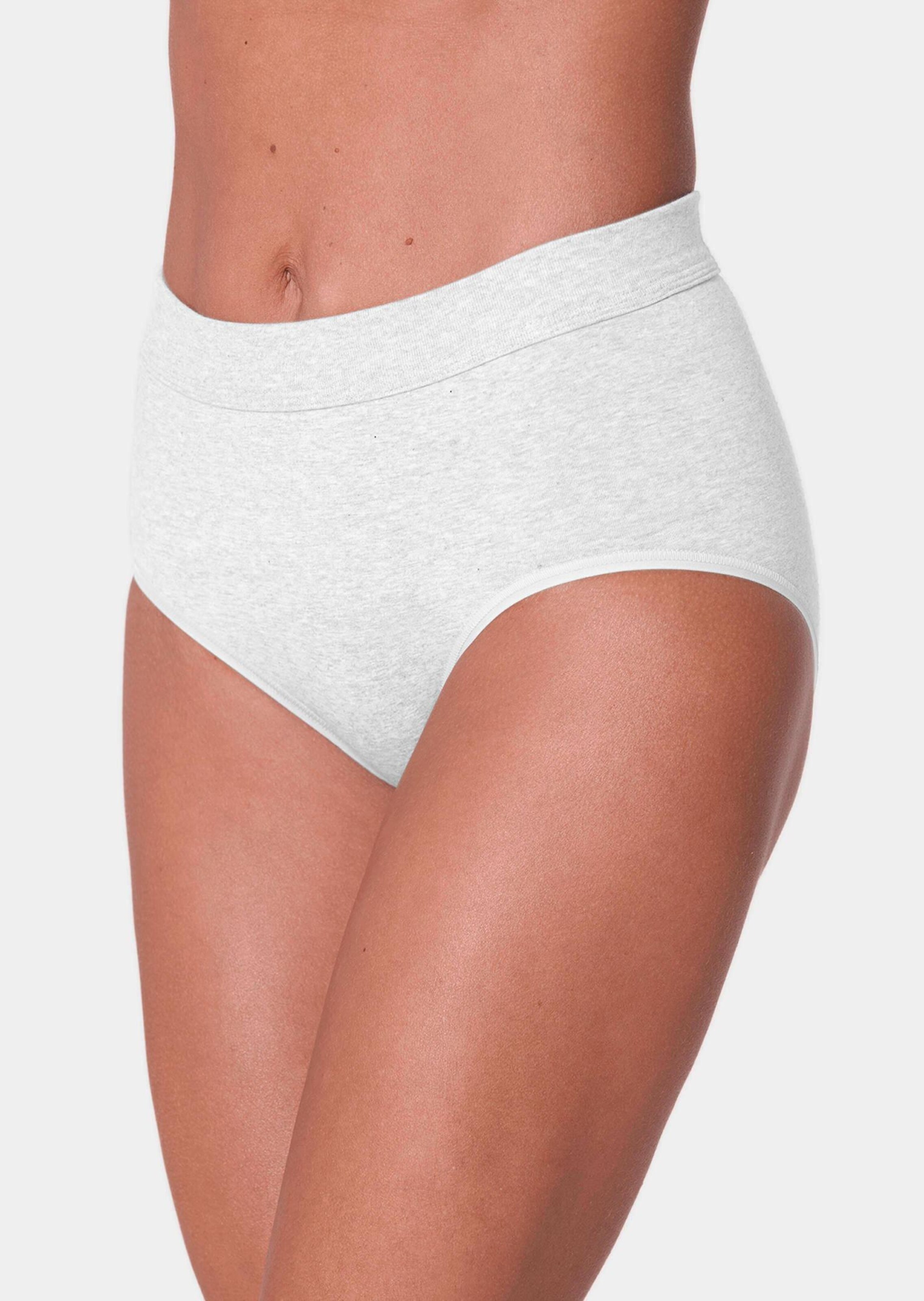 Doppelpack Baumwollslip mit breiten Bund