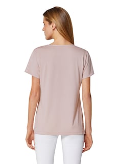 Blusenshirt im stylischen Material-Mix thumbnail 3
