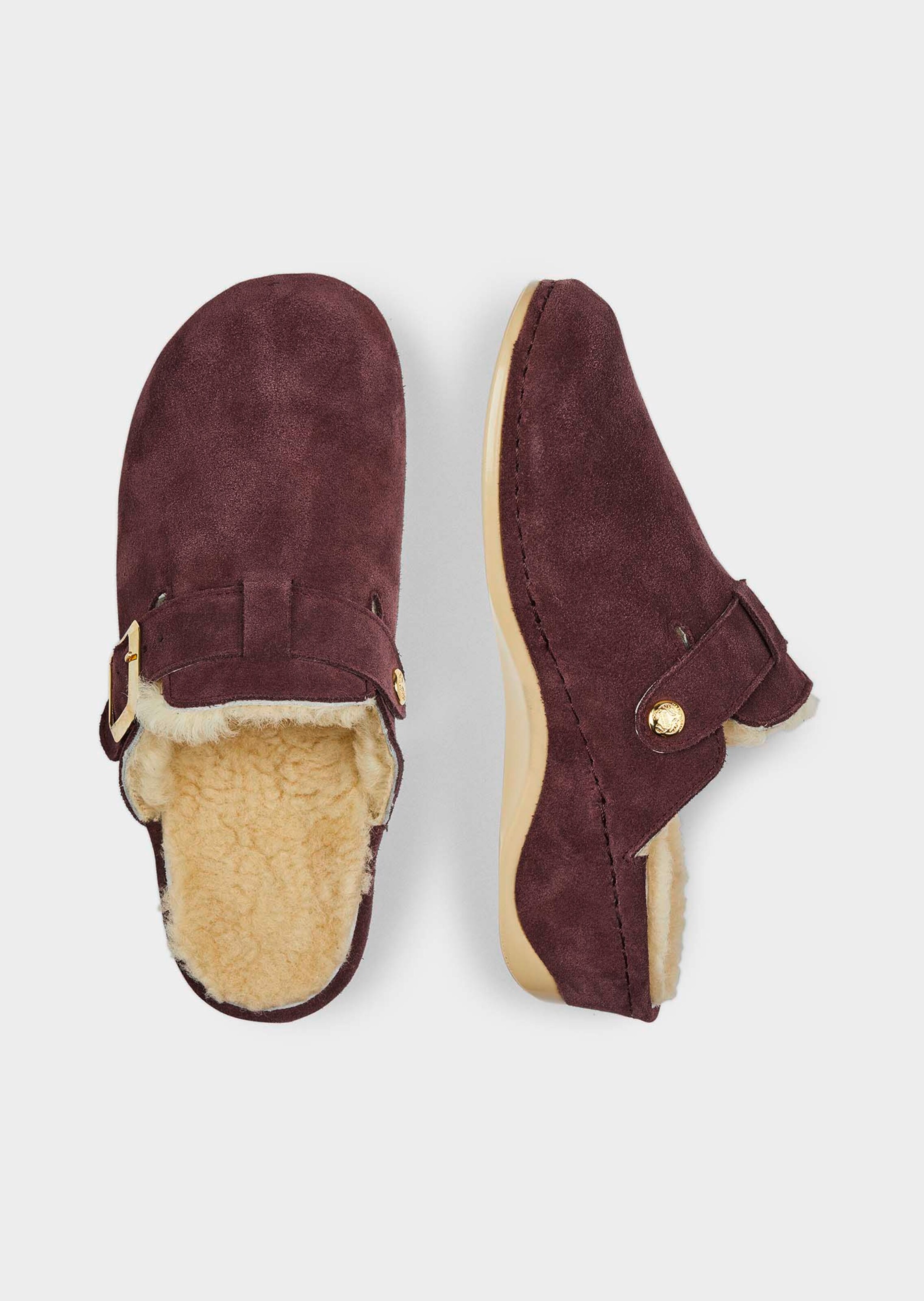 Pantoufles - bordeaux - Gr. 42 de Goldner Fashion