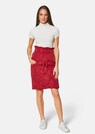 Padded quilted skirt in paperbag style thumbnail 2