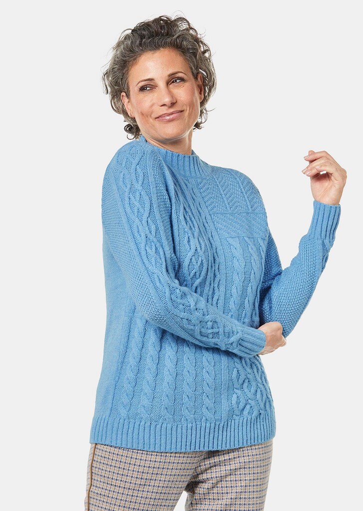 Zachte pullover met prachtige structuur