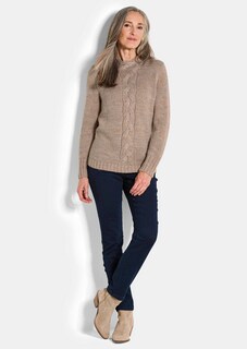Strickpullover mit Zopfstrick thumbnail 2