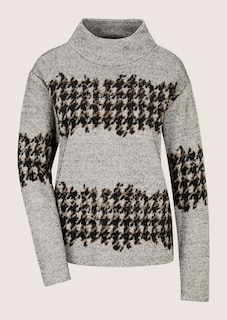 Sweat-shirt jacquard pied-de-poule thumbnail 6