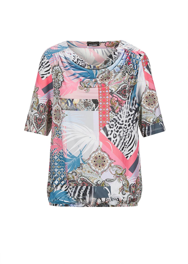 T-shirt avec encolure bénitier