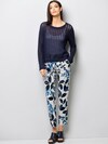 Bluse mit floralem Dessin thumbnail 2