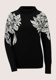 Jacquard-Pullover mit floralem Motiv thumbnail 6