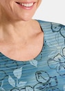 Jersey-Shirt mit Ringelstruktur thumbnail 5