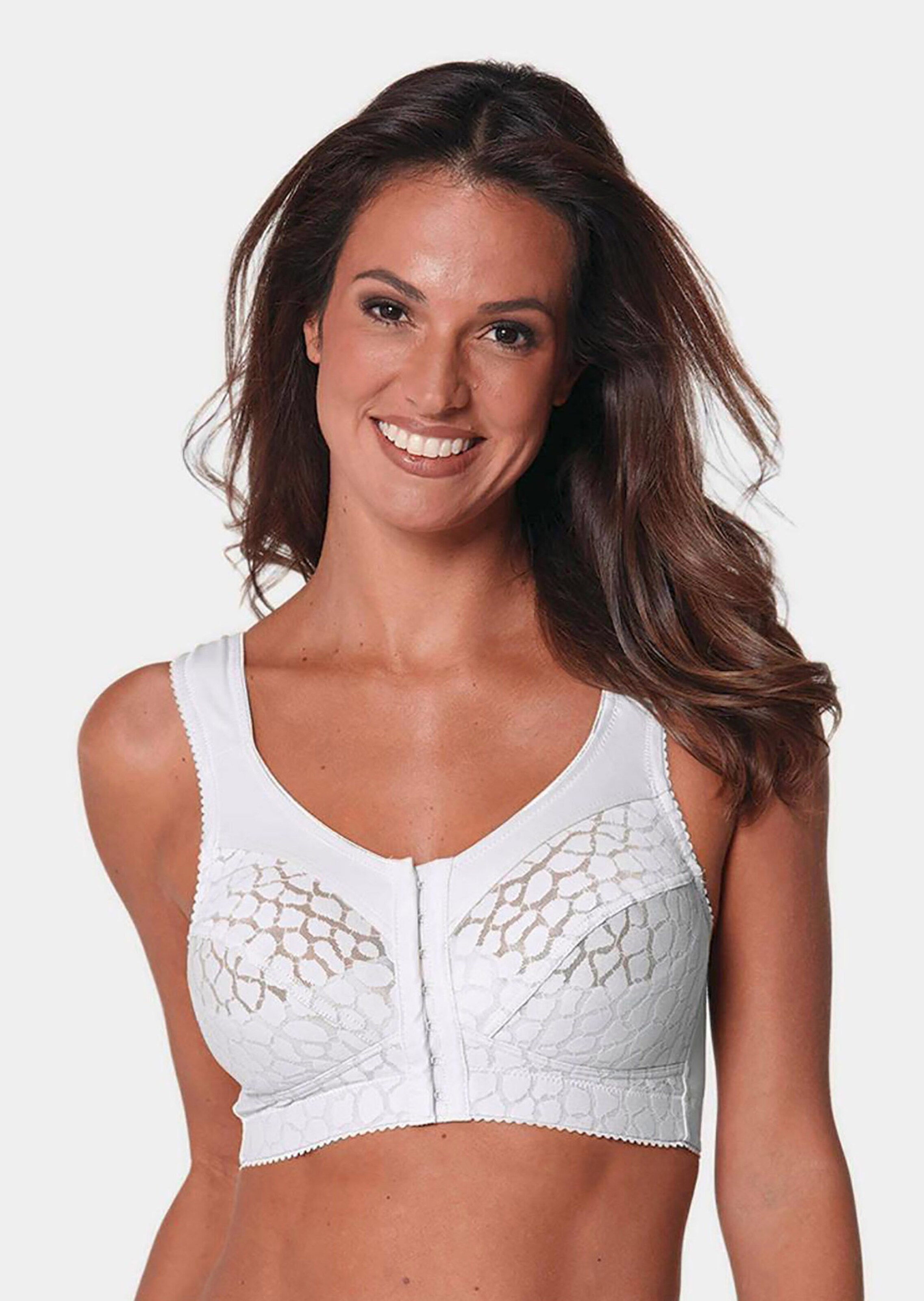 Soutien-gorge à bretelles larges et fermeture à l'avant