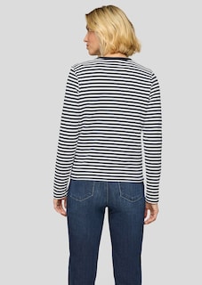 Shirtjacke aus Jersey mit Druckknöpfen thumbnail 3