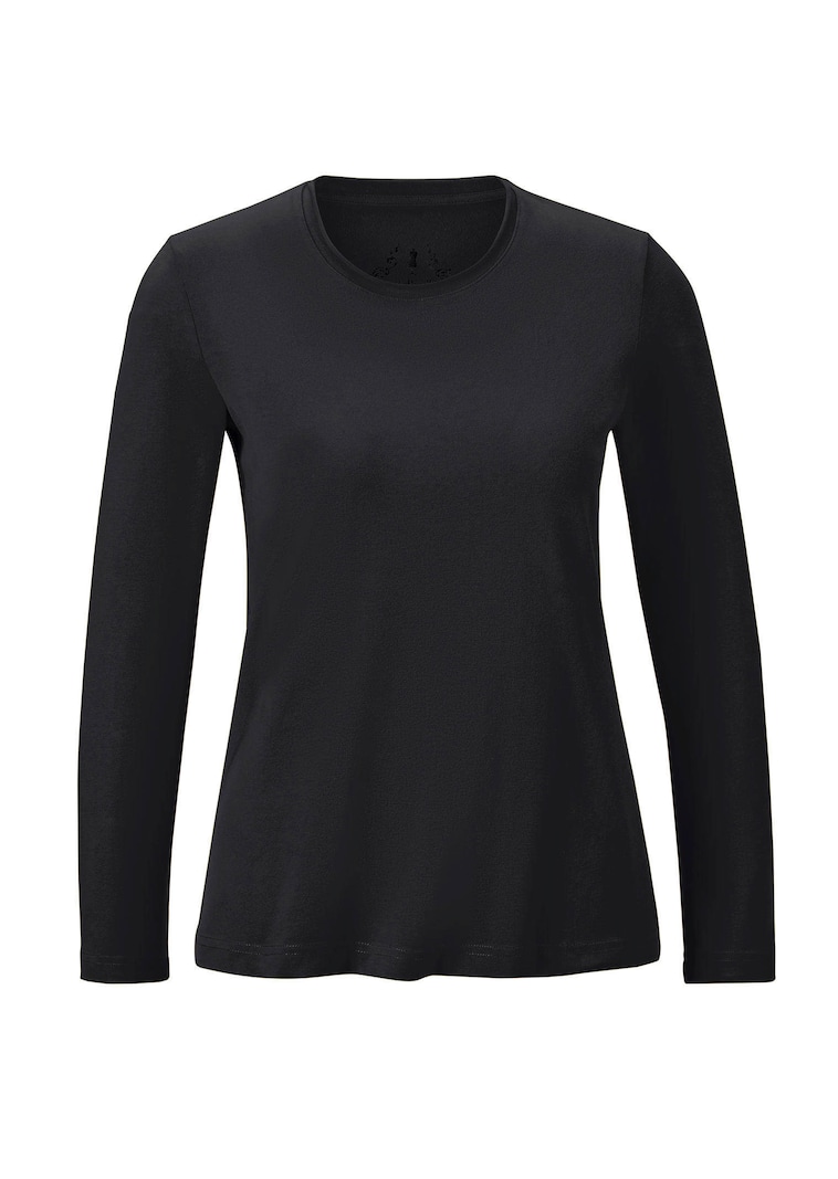 Shirt met ronde hals