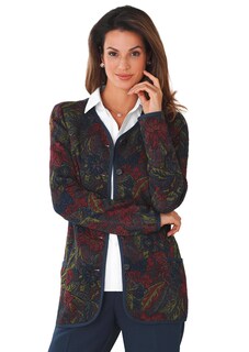 Blazer en doux jersey à motif jacquard thumbnail 1