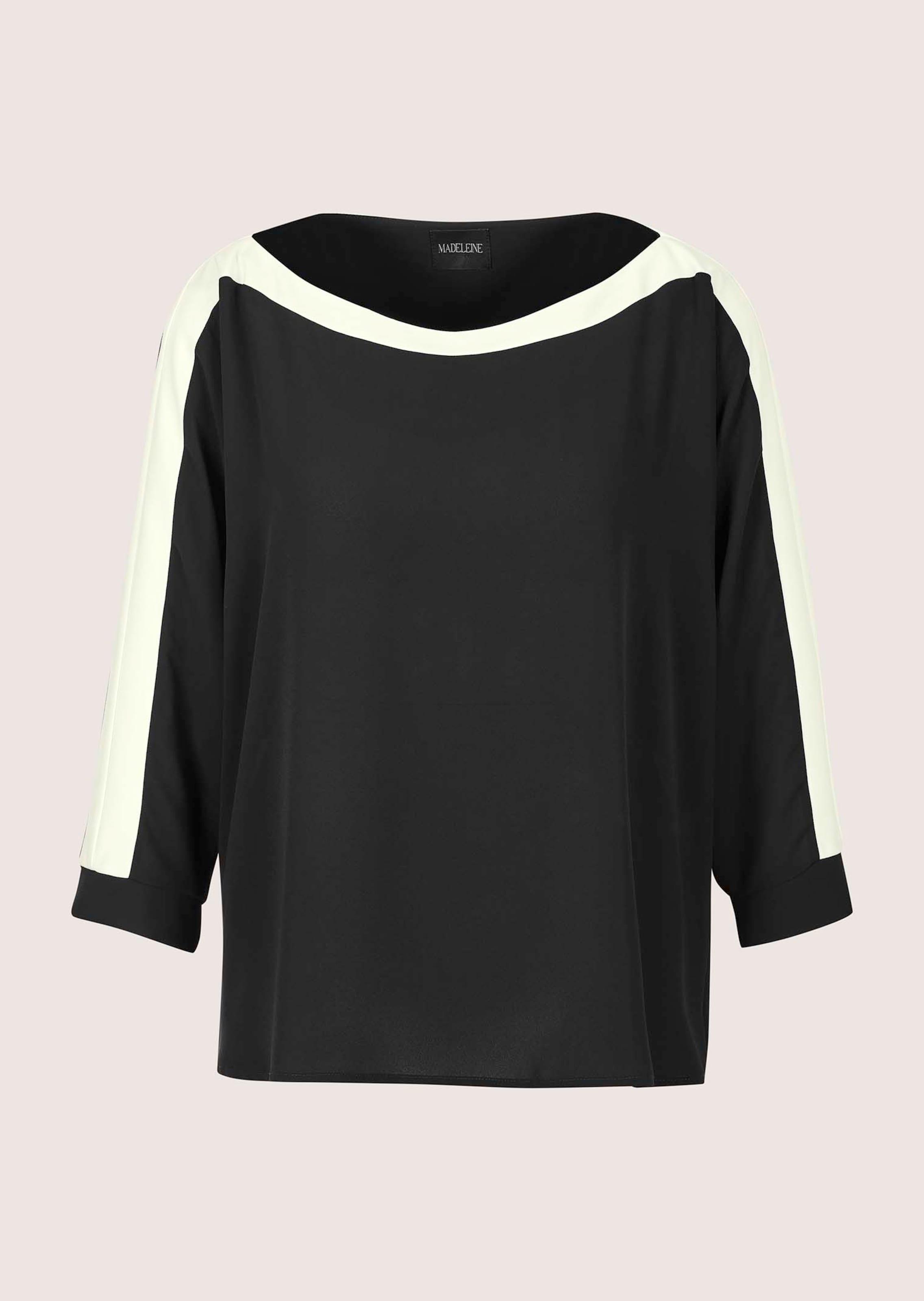 Blouse color block à manches 3/4