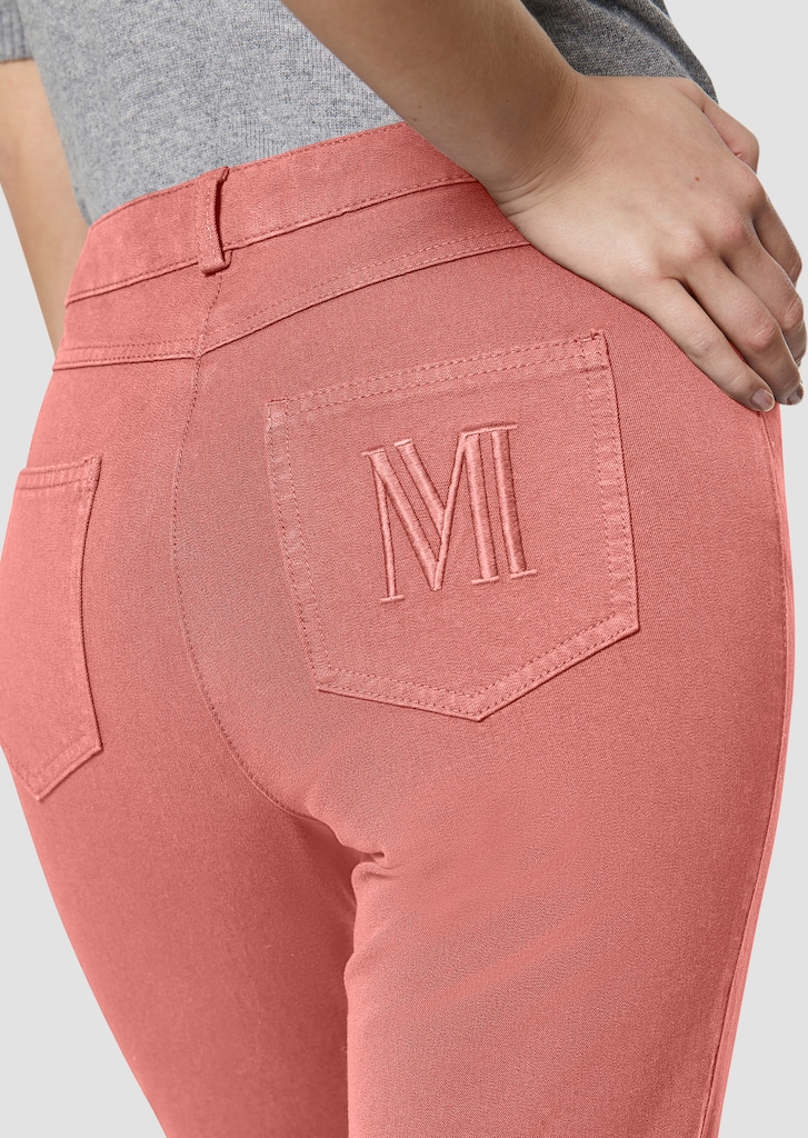 M-jeans in recht model met logo-borduursel 4
