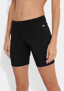 Schmale Bade-Shorts in glatter Qualität thumbnail 1