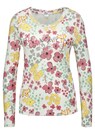 Langarm-Shirt mit Blumenprint thumbnail 1