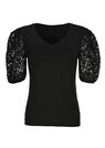 Shirt mit Spitzenärmel in Ballonform thumbnail 4