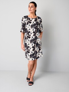Druckkleid mit Volant am Ärmel thumbnail 6