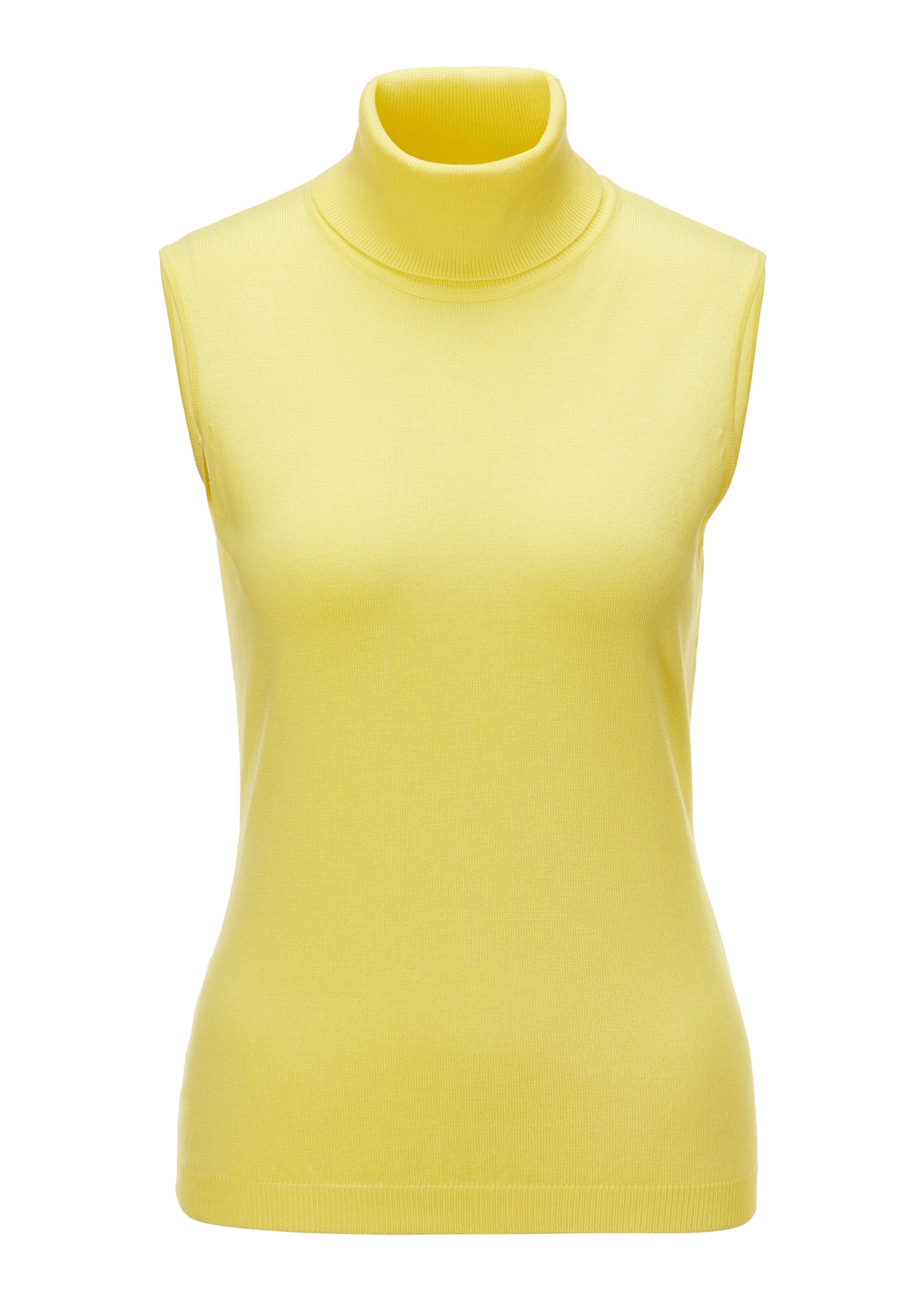 Pull col roulé sans manches