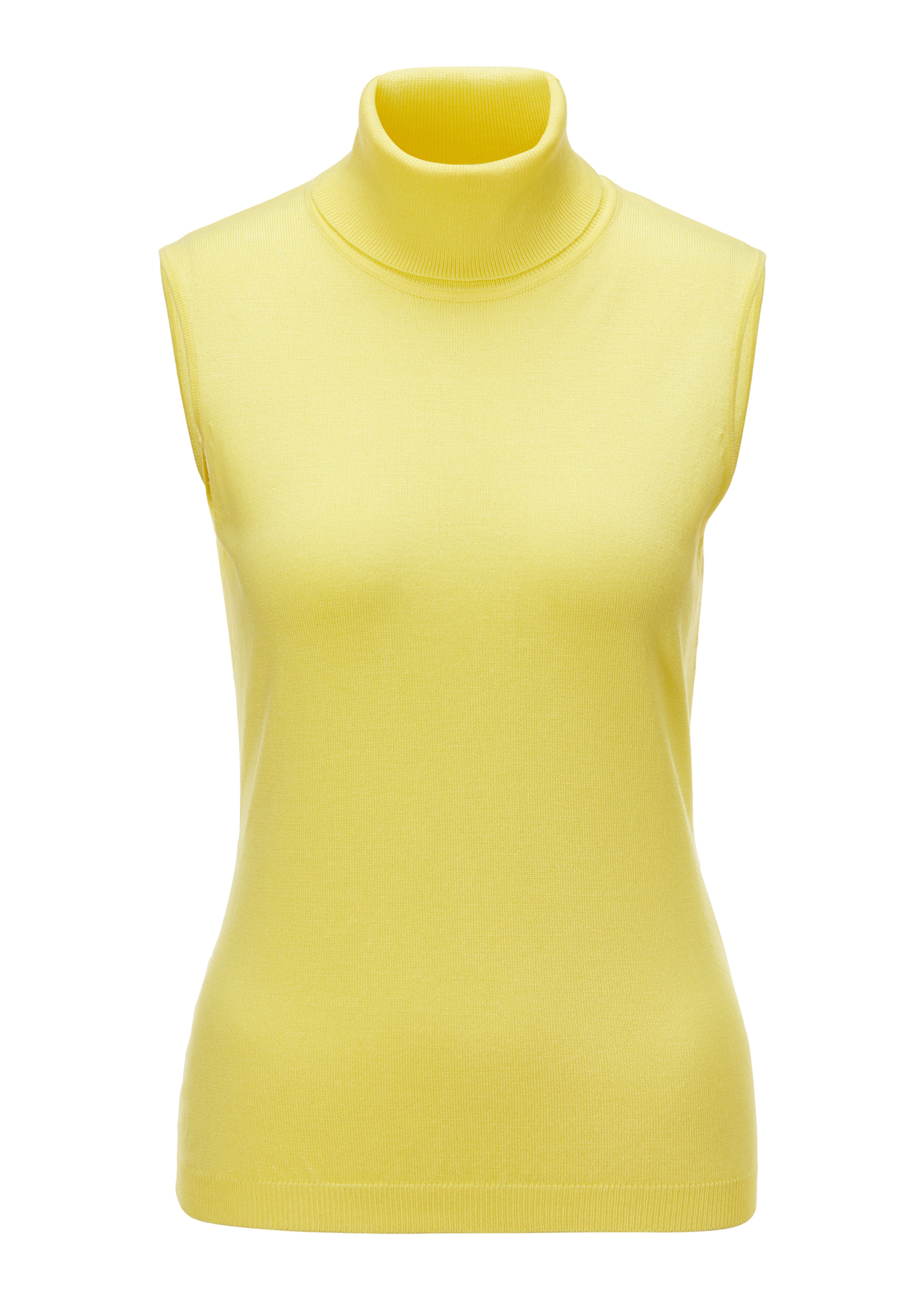 Pull col roulé sans manches