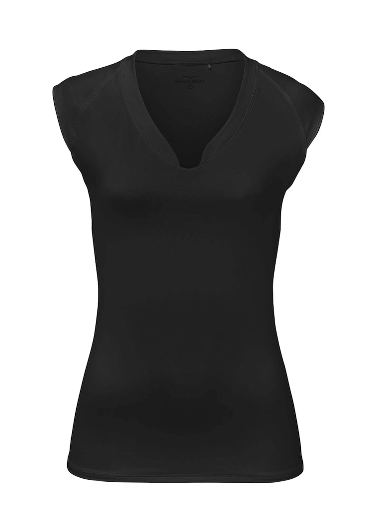 Sportliches Shirt mit Stehkragen