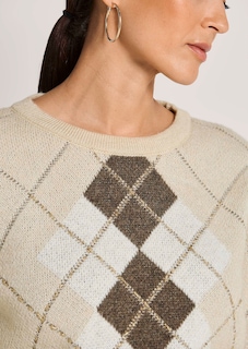Pullover mit Argyle-Muster thumbnail 5