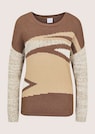 Rundhals-Pullover mit Intarsien thumbnail 6