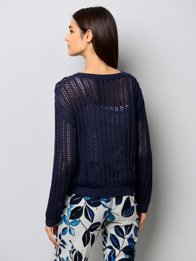 Bluse mit floralem Dessin 2