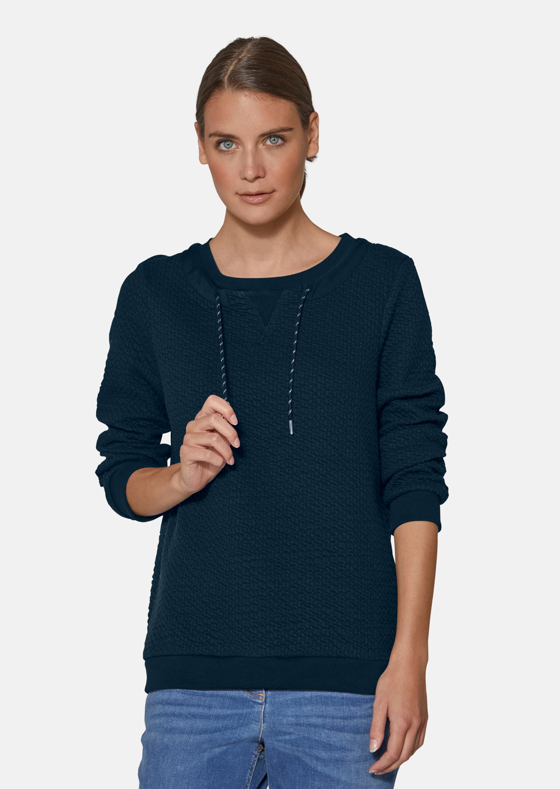 Sweatshirt mit Kordeln