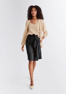 Elegante Pointelle-Strickjacke thumbnail 7