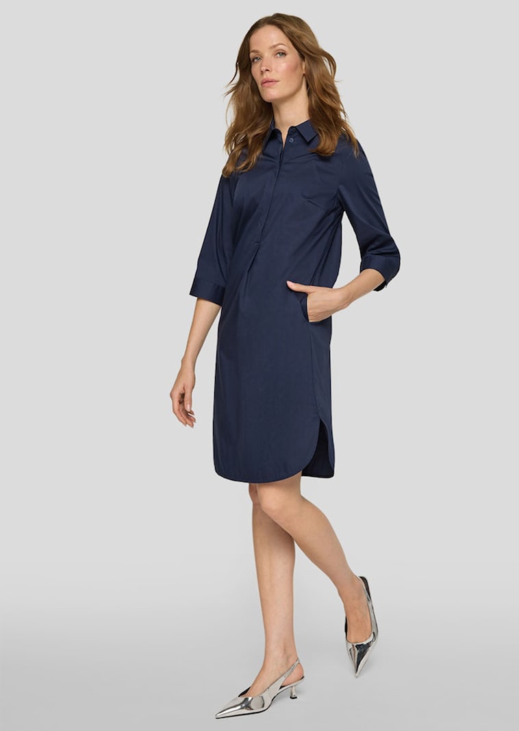 Tuniekjurk met een overhemdkraag