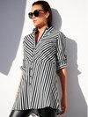 Longbluse in Streifendessin thumbnail 7