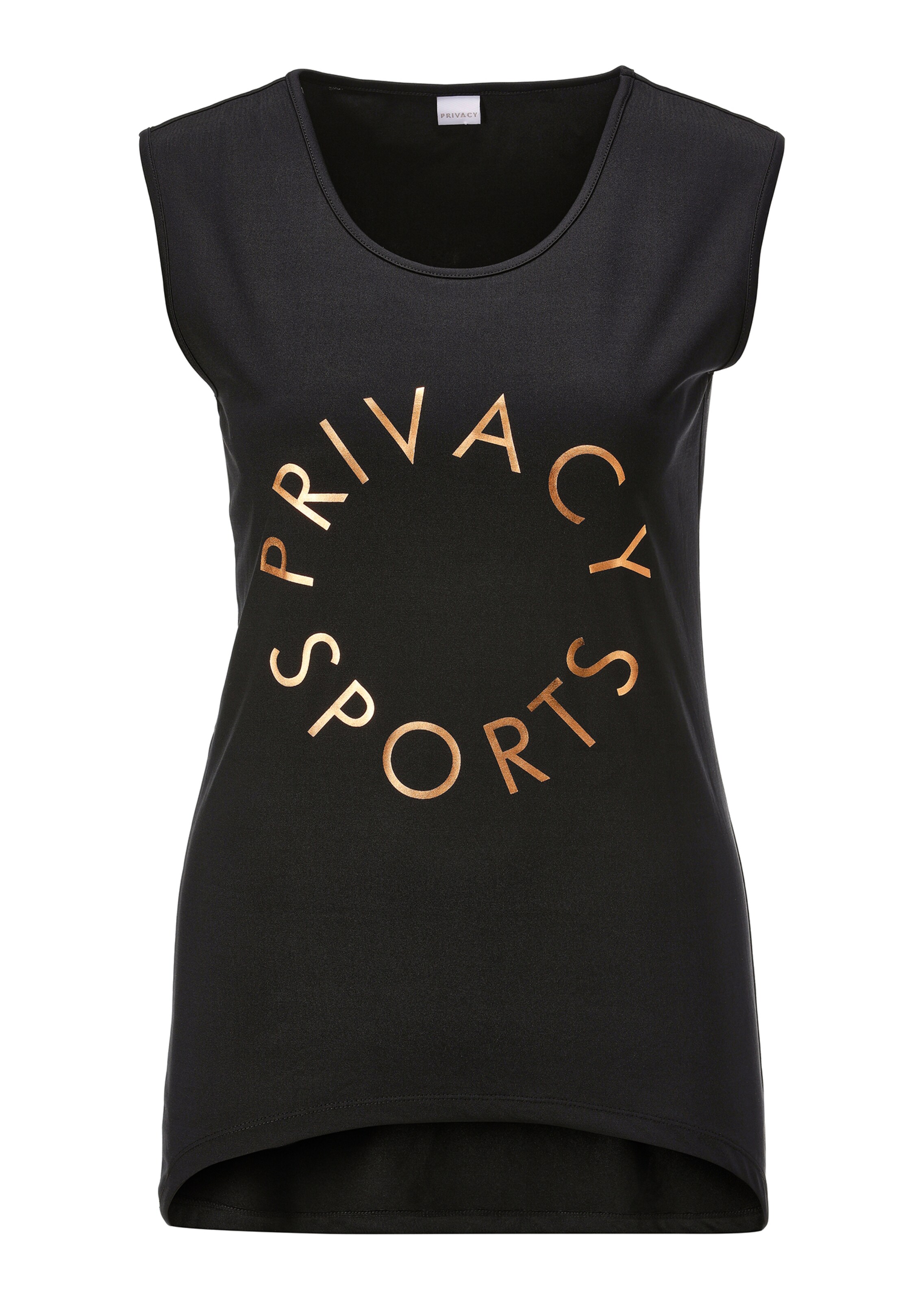 Achseltop mit PRIVACY SPORTS Logo-Foilprint