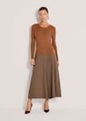 Gerippter Feinstrick-Pullover aus Schurwolle thumbnail 2