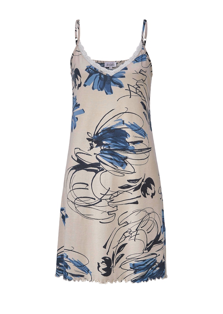 Nachthemd mit Spitzenkante